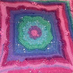 Mermaid inspired blanket